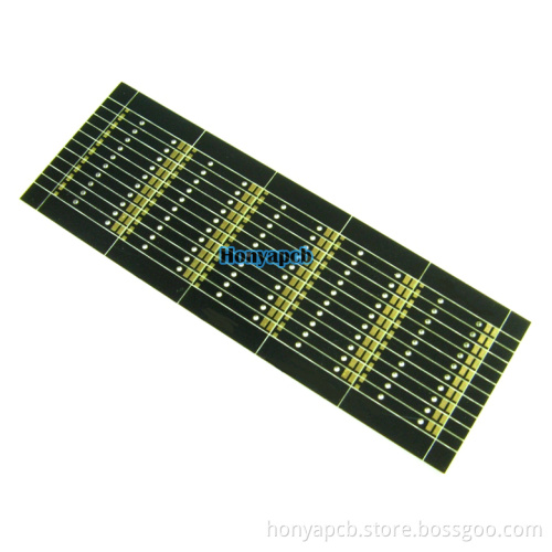 Single Side PCB, 0.3mm Board Thickness, Black Solder Mask